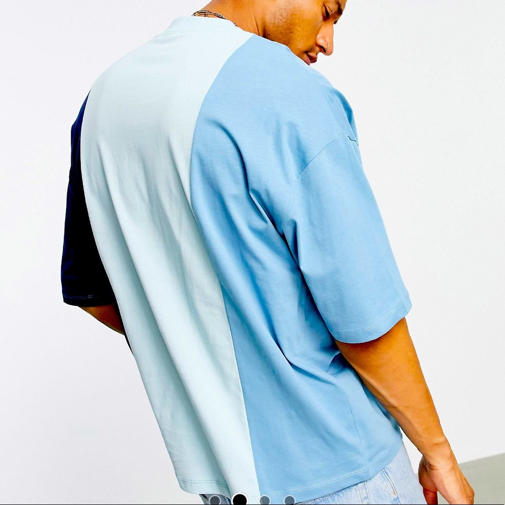 Asos Oversized Color Blocking Sweatsuit (T Shirt … - image 4